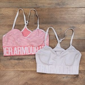 Under Armour Sports Bras (no padding) Set of 2 Sz M